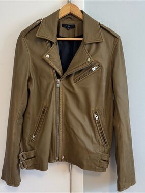 IRO Adeo Lamb Leather Men’s Moto Jacket. NWOT